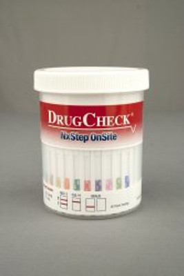 Drugs of Abuse Test Kit DrugCheck® NxStep OnSite AMP, BAR, BZO, COC, mAMP/MET, MTD, OPI, OXY, PCP, THC, (CR, GL, NI, OX, pH, SG) 25 Tests CLIA Waived Drugs of Abuse Test Kit DrugCheck® NxStep OnSite AMP, BAR, BZO, COC, mAMP/MET, MTD, OPI, OXY, PCP, THC, (CR, GL, NI, OX, pH, SG) 25 Tests CLIA Waived