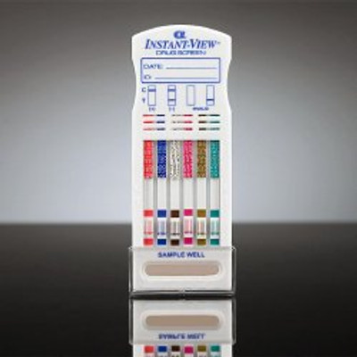Drugs of Abuse Test Kit Instant-view® COC, mAMP/MET, MOP300, PCP, THC 25 Tests CLIA Non-Waived