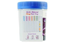 Drugs of Abuse Test Kit AMP500, BAR, BUP, BZO, COC150, mAMP500/MET, MDMA, MOP300, MTD, OXY, PCP, THC (pH, OX, SG) 25 Tests CLIA Waived