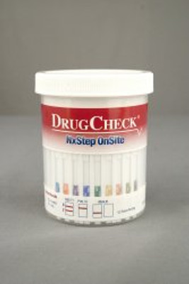 Drugs of Abuse Test Kit DrugCheck® NxStep OnSite AMP, BAR, BZO, COC, mAMP/MET, MTD, OPI, PCP, THC 25 Tests CLIA Waived Drugs of Abuse Test Kit DrugCheck® NxStep OnSite AMP, BAR, BZO, COC, mAMP/MET, MTD, OPI, PCP, THC 25 Tests CLIA Waived