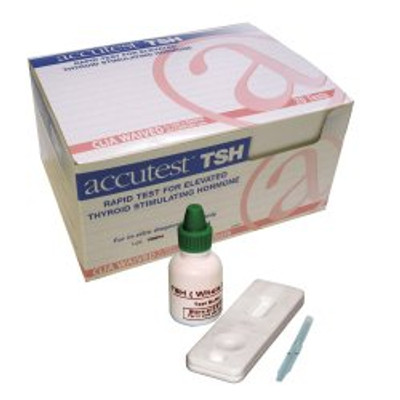 Thyroid Testing Test Kit Accutest® Thyroid Stimulating Hormone (TSH) 20 Tests CLIA Waived
