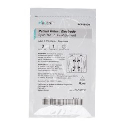 Patient Return Electrode McKesson Argent Split Corded