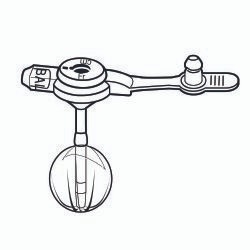 Low Profile Gastrostomy Tube Kit Mic-Key® 18 Fr. 0.8 cm Tube Silicone Sterile