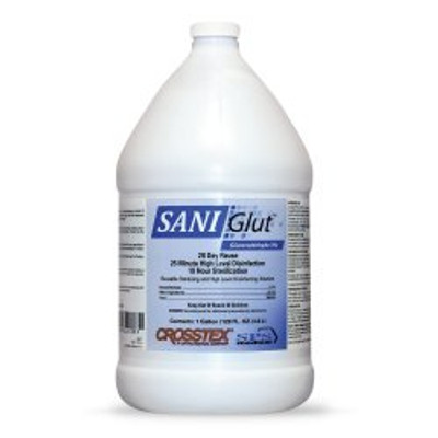 Glutaraldehyde High-Level Disinfectant SANI Glut Activation Required Liquid 1 gal. Jug Reusable Glutaraldehyde High-Level Disinfectant SANI Glut Activation Required Liquid 1 gal. Jug Reusable
