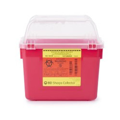 Sharps Container BD Red Base 26 X 29 X 17 cm Vertical Entry 2 Gallon Sharps Container BD Red Base 26 X 29 X 17 cm Vertical Entry 2 Gallon