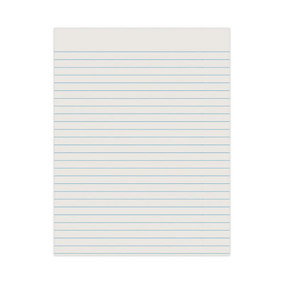 Ruled Newsprint Paper, 3/8" Short Rule, 8.5 X 11, 500/pack