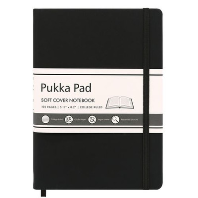 Soft Cover Notebook, College Rule, Black Cover, (96) 8.2 X 5.11 Sheets Soft Cover Notebook, College Rule, Black Cover, (96) 8.2 X 5.11 Sheets
