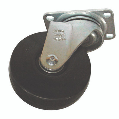 4" Caster For The 3/4" Std Duty Tilt Truck, Rigid Mount Plate, 4" Wheel, Black/gray 4" Caster For The 3/4" Std Duty Tilt Truck, Rigid Mount Plate, 4" Wheel, Black/gray