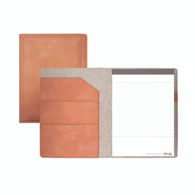Asmbld Professional Faux Leather Padfolio, 8.5 X 11 Pad, 9.45 X 12.13, Snap Closure, Tan Asmbld Professional Faux Leather Padfolio, 8.5 X 11 Pad, 9.45 X 12.13, Snap Closure, Tan
