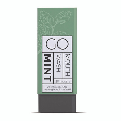 Individual Mouthwash Packets, Display Pack, Mint Flavor, 0.37 Oz Packet, 20/pack Individual Mouthwash Packets, Display Pack, Mint Flavor, 0.37 Oz Packet, 20/pack