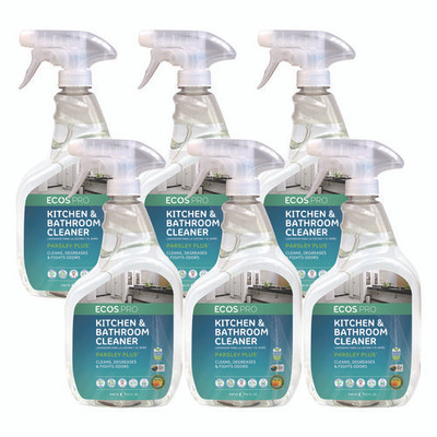 Parsley Plus All-purpose Kitchen And Bathroom Cleaner, Parsely Scent, 32 Oz Spray Bottle, 6/carton Parsley Plus All-purpose Kitchen And Bathroom Cleaner, Parsely Scent, 32 Oz Spray Bottle, 6/carton