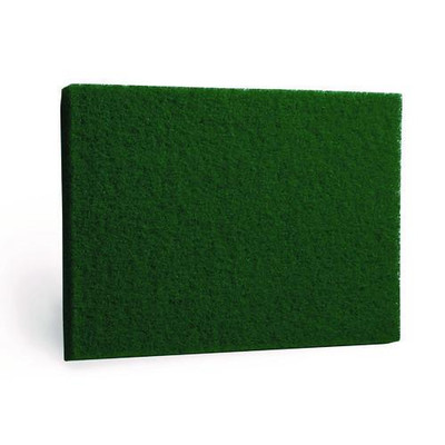 Scrubbing Pads, 14 X 28, Green, 5/carton - VISAM740031428