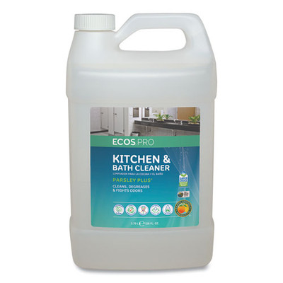 Parsley Plus All-purpose Kitchen And Bathroom Cleaner, Herbal Scent, 1 Gal Bottle Parsley Plus All-purpose Kitchen And Bathroom Cleaner, Herbal Scent, 1 Gal Bottle