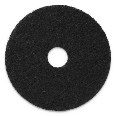 Stripping Pads, 14" Diameter, Black, 5/carton
