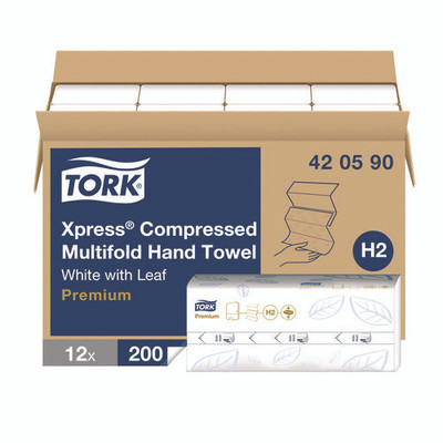Xpress Compressed Multifold Hand Towels, 1-ply, 8.3 X 9.45, White, 200/pack, 12 Packs/carton Xpress Compressed Multifold Hand Towels, 1-ply, 8.3 X 9.45, White, 200/pack, 12 Packs/carton