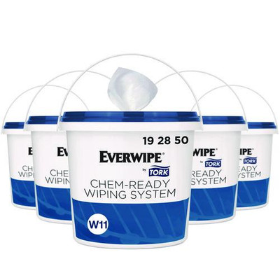 Chem-ready Buckets, 8.5 X 7 X 7, White, 5/carton