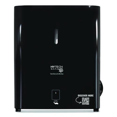 Hy Tech Towel Dispenser, Automatic, 11.8 X 9.8 X 14.2, Black