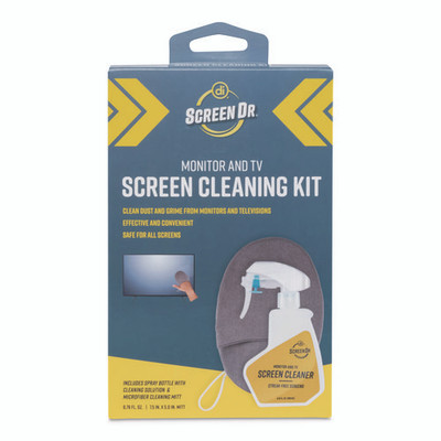 Screen Dr Monitor And Tv Screen Cleaning Kit, 6.76 Oz Spray Bottle With Microfiber Mitt Screen Dr Monitor And Tv Screen Cleaning Kit, 6.76 Oz Spray Bottle With Microfiber Mitt
