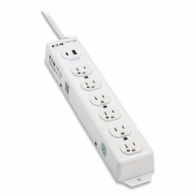 Safe-it Medical-grade Power Strip With Antimicrobial Protection, 6 Hospital-grade Outlets, Usb Charging, 2 Ft Cord, White Safe-it Medical-grade Power Strip With Antimicrobial Protection, 6 Hospital-grade Outlets, Usb Charging, 2 Ft Cord, White
