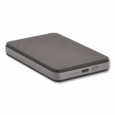 Portable Wireless Magnetic Charging Power Bank, Usb C, Black Portable Wireless Magnetic Charging Power Bank, Usb C, Black