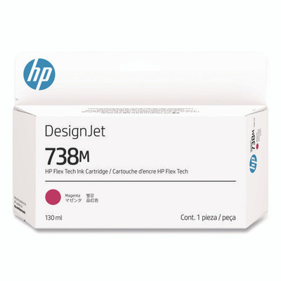 Hp 738m (a24vna) Original Designjet Ink Cartridge, Magenta