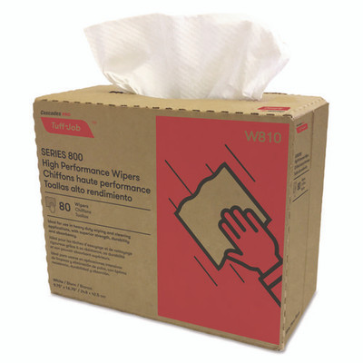 Tuff-job Spunlace Towels, 1-ply, 9.75 X 16.75, White, 80 Sheets/box, 5 Boxes/carton Tuff-job Spunlace Towels, 1-ply, 9.75 X 16.75, White, 80 Sheets/box, 5 Boxes/carton
