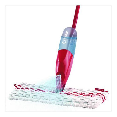 Promist Max Spray Mop, Red/white/gray Microfiber Head, 48" Red/black/gray Plastic Handle