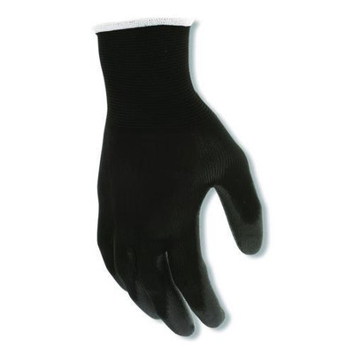 Work Gloves, Black, Large, Dozen