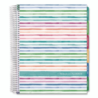 Deluxe Teacher's Academic Planner, Weekly/monthly, Seven Class Period Per Two-page Spread, 11 X 8.5, Multicolor Rainbow Cover Deluxe Teacher's Academic Planner, Weekly/monthly, Seven Class Period Per Two-page Spread, 11 X 8.5, Multicolor Rainbow Cover