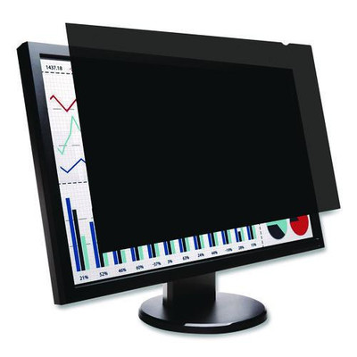 Anti-glare Reversible Privacy Screen For 24" Widescreen Flat Panel Monitor, 16:9 Aspect Ratio