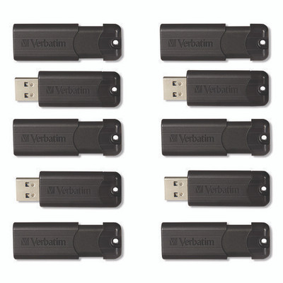 Pinstripe Usb 3.2 Flash Drive, 32 Gb, Black 10/pack Pinstripe Usb 3.2 Flash Drive, 32 Gb, Black 10/pack