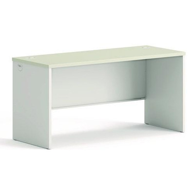 38000 Series Desk Shell, 60" X 24" X 30", Light Gray/silver