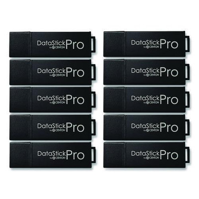 Datastick Pro Usb 3.2 Type A Flash Drive, 32 Gb, Black, 10/pack