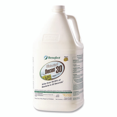 Botanical Decon 30 Disinfectant Cleaner, Light Lemon And Thyme Scent, 1 Gal Bottle Botanical Decon 30 Disinfectant Cleaner, Light Lemon And Thyme Scent, 1 Gal Bottle