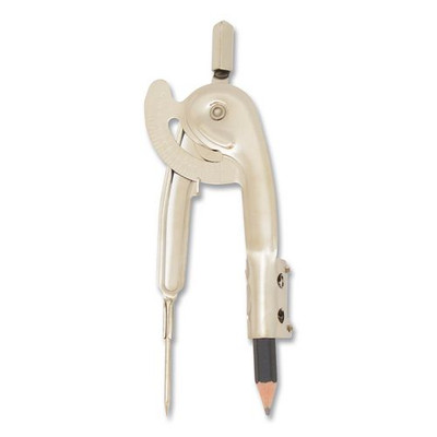 Ball Bearing Compass, 13" Diameter, Metal, Metallic Color