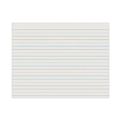 Skip-a-line Ruled Newsprint Paper, 3/4" Two-sided Long Rule, 8.5 X 11, 500/ream
