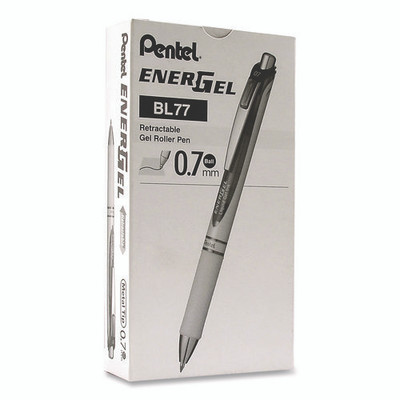 Energel Rtx Deluxe Gel Pen, Retractable, Medium 0.7 Mm, Black Ink, Pearl/translucent Pink Barrel, Dozen Energel Rtx Deluxe Gel Pen, Retractable, Medium 0.7 Mm, Black Ink, Pearl/translucent Pink Barrel, Dozen
