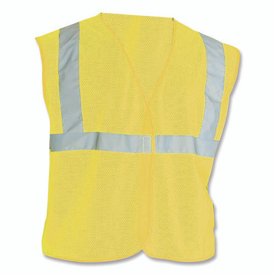 Ansi Class 2 Hook And Loop Safety Vest, 2x-large, Hi-viz Lime Yellow Ansi Class 2 Hook And Loop Safety Vest, 2x-large, Hi-viz Lime Yellow