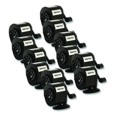 Manual Pencil Sharpener, 2.68 X 4.33 X 5.43, Black, 12/carton