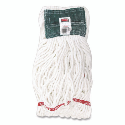 Web Foot Shrinkless Wet Mop Head, 20 Oz, 5" Headband, White