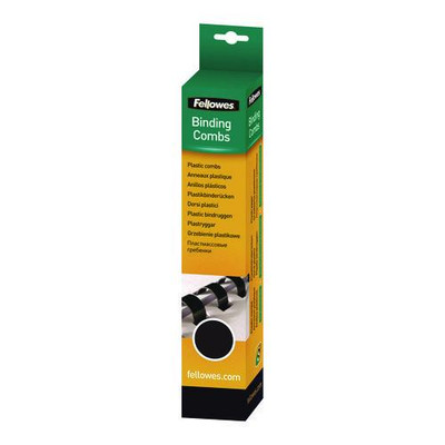 Plastic Comb Bindings, 1/4" Diameter, 20 Sheet Capacity, Navy, 100/pack