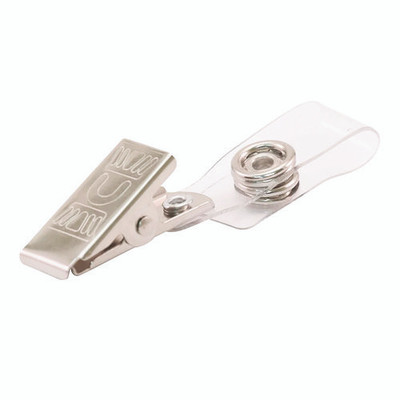Badge Straps With Clips, 0.38" X 2.75", Clear, 25/pack Badge Straps With Clips, 0.38" X 2.75", Clear, 25/pack