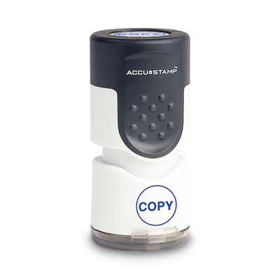 Pre-inked Round Stamp, Copy, 0.63" Dia, Blue Pre-inked Round Stamp, Copy, 0.63" Dia, Blue
