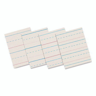 Multi-program Handwriting Paper, 30 Lb Bond Weight, 1/2" Long Rule, Two-sided, 8 X 10.5, 500/pack