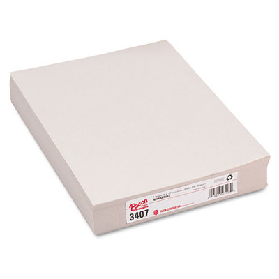 White Newsprint, 30 Lb Newsprint Weight, 9 X 12, White, 500/pack