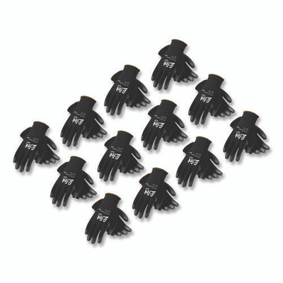Gp Polyurethane-coated Nylon Gloves, X-large, Black, 12 Pairs Gp Polyurethane-coated Nylon Gloves, X-large, Black, 12 Pairs
