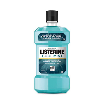 Listerine Cool Mint Mouthwash, 1 L Bottle Listerine Cool Mint Mouthwash, 1 L Bottle