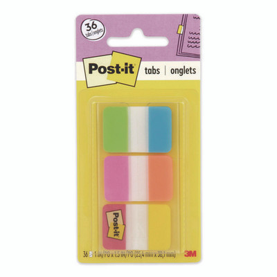 1" Plain Solid Color Tabs, 1/5-cut, Assorted Colors, 1" Wide, 36/pack 1" Plain Solid Color Tabs, 1/5-cut, Assorted Colors, 1" Wide, 36/pack