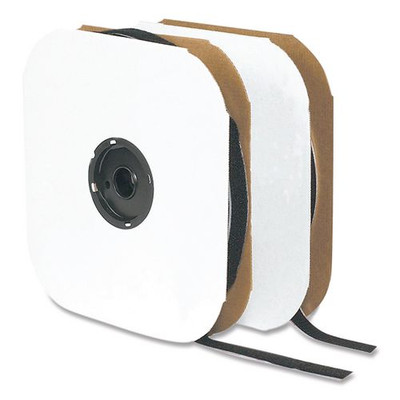 Sticky-back Fasteners, Loop Side, 1.5" X 75 Ft, Black