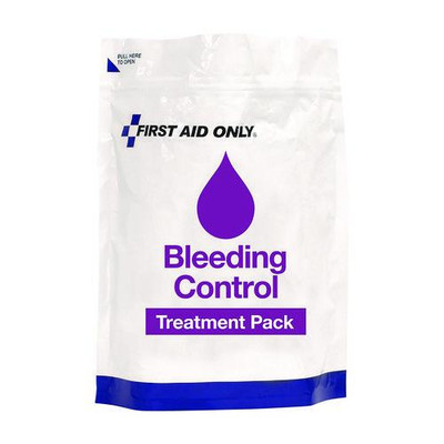 12-piece Bleeding Control Treatment Pack, 12 Pieces, Resealable Plastic Bag